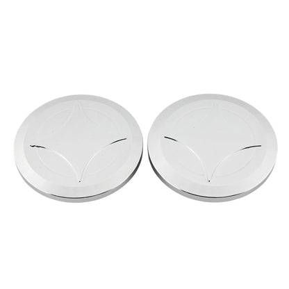 2 x Frame Hole Plug Covers for Honda GB350/GB350S/CB350/CB350S (2021+) Chrome
