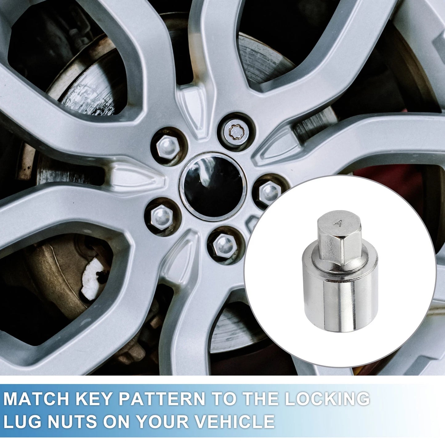 Wheel Lock Lugnut Anti-theft Key Socket for Range Rover (2002-2012)