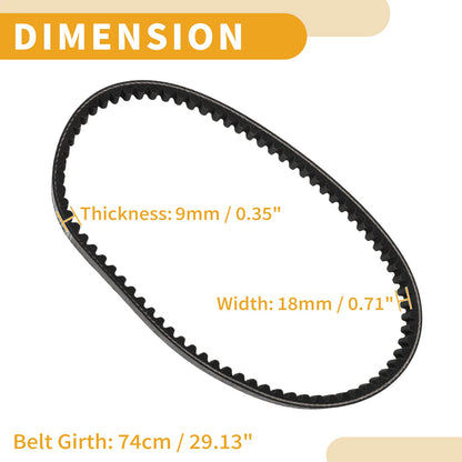Drive Belt V-Belt for Honda WH100T GCC100 SPACY100 SCR100