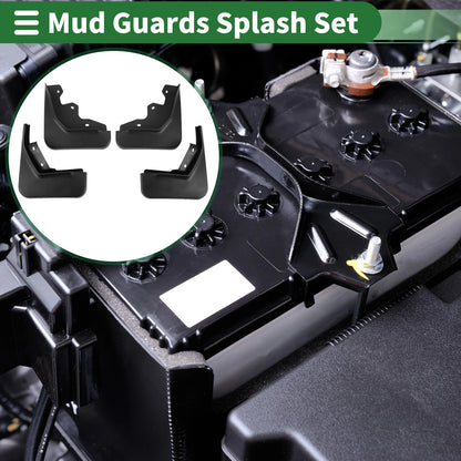 Mud Flaps Splash Guards for Ford Ecosport (2013-2017) with Mount Accessories