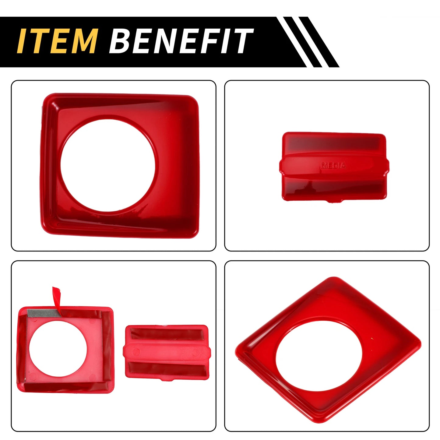 Cigarette Lighter USB Socket Panel Cover for Jeep Wrangler JL (2018-2024)