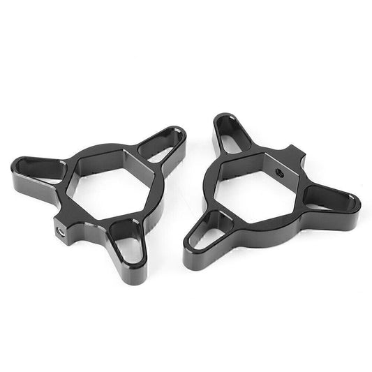 19mm CNC Aluminum Hexagon Anodized Black Fork Preload Adjusters for Universal
