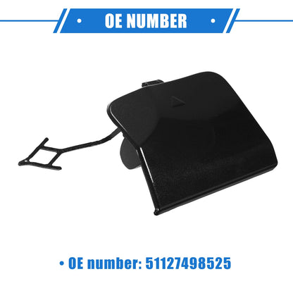 Tow Hook Eye Hole Cover for BMW X3 G08 2018-2023 Black Rear Right