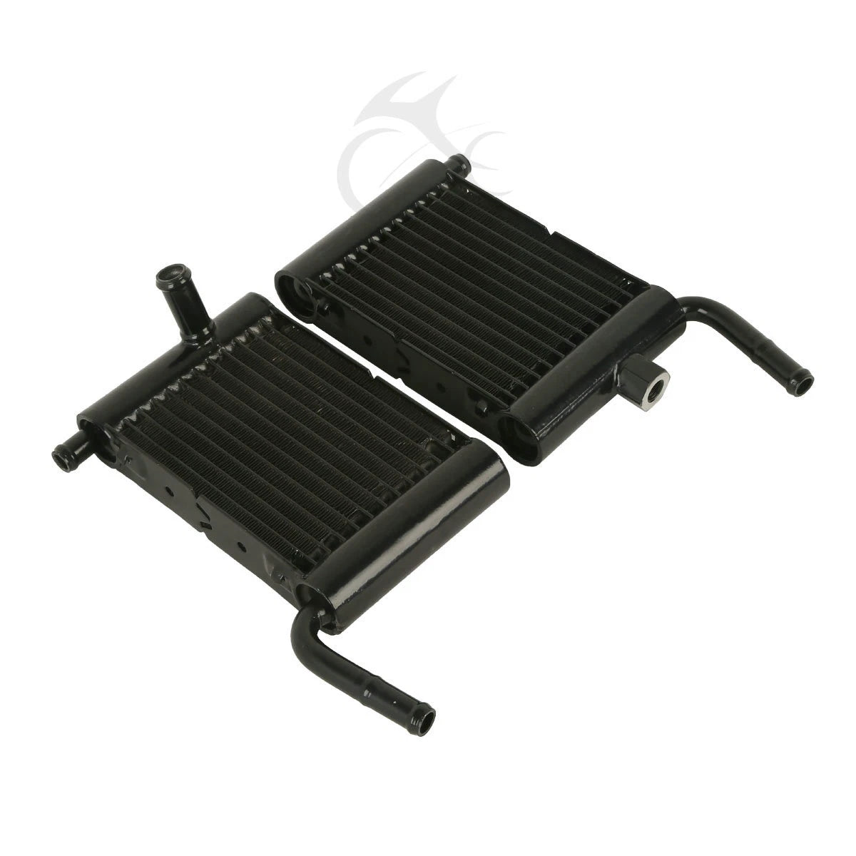 Black Lower Vented Fairing Radiator Cooler for Harley Touring (2014-2023)