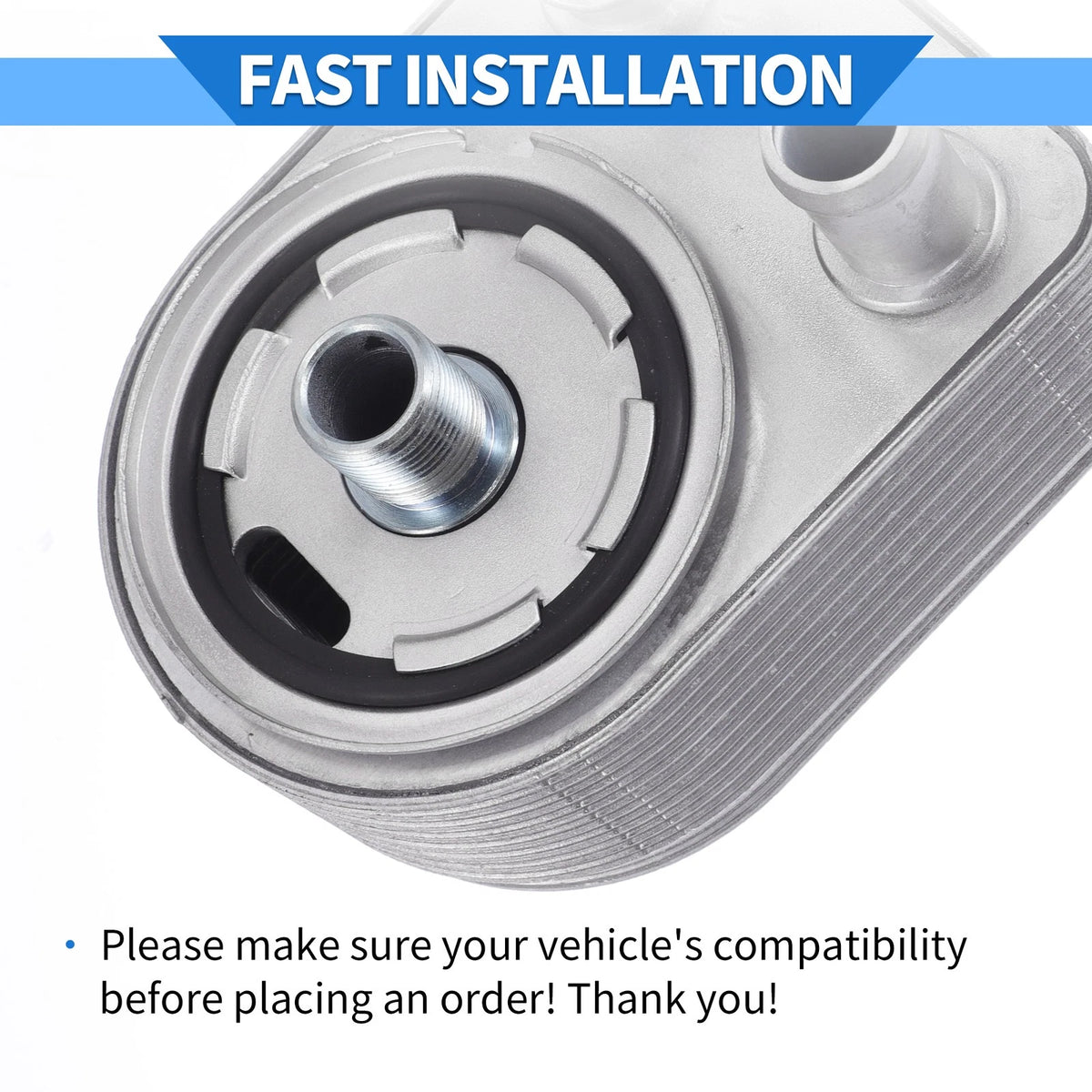 Engine Oil Cooler with Seals & Bolt for Jeep Renegade Cherokee (2015-2023)