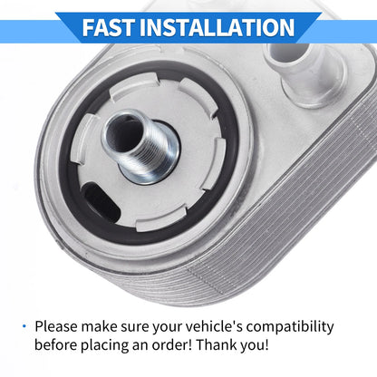 Engine Oil Cooler with Seals & Bolt for Jeep Renegade Cherokee (2015-2023)