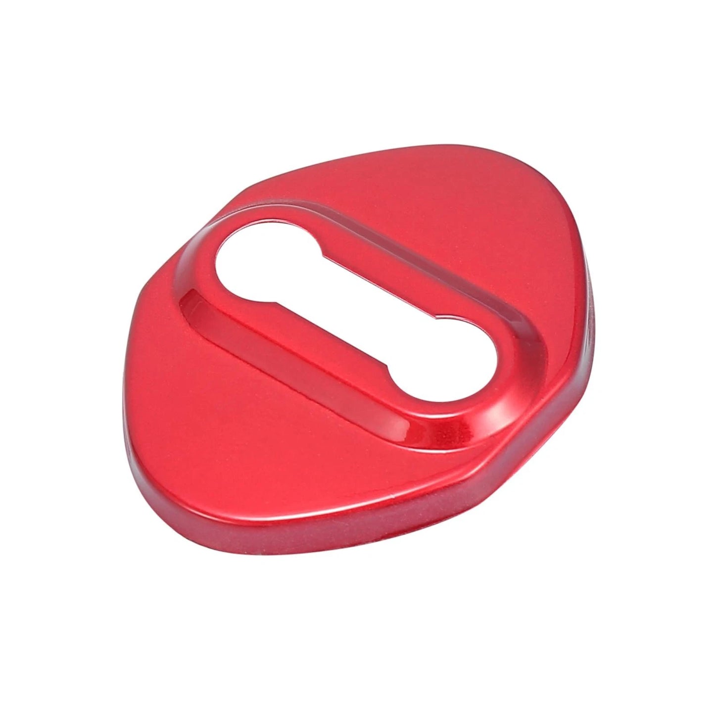 4pcs Door Lock Latch Striker Covers for Toyota - Red Adhesive Protector