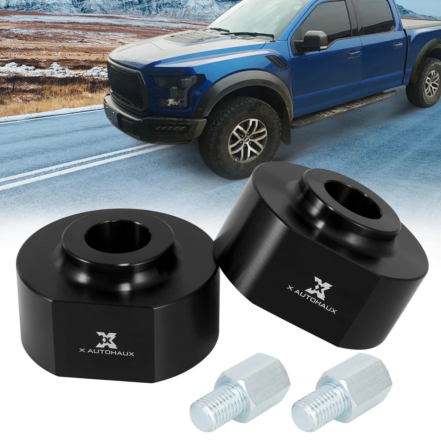 2 Inch Front Leveling Lift Kit for Ford F150, Excursion, F250, F350 (2004-2023)