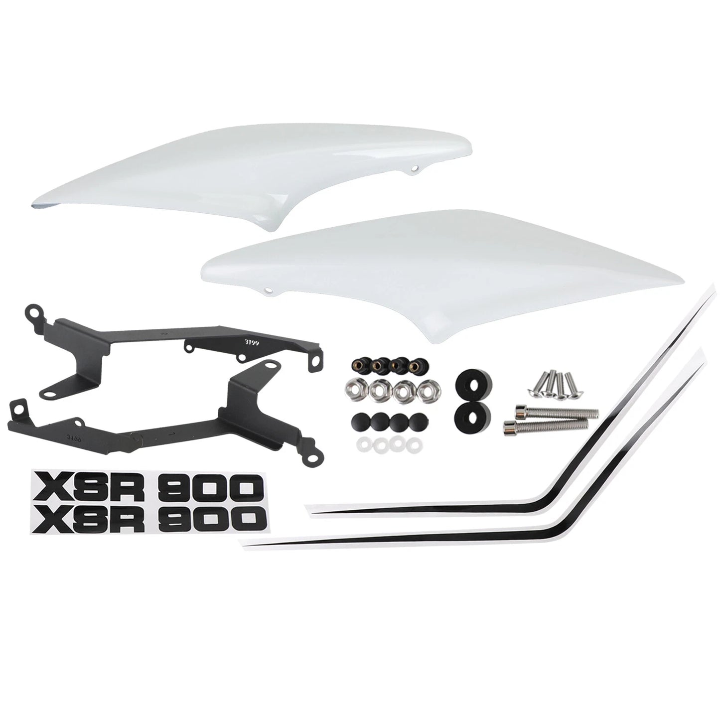 Rear Side Fairing Driver Seat Frame for Yamaha XSR 900 (2016-2021) White