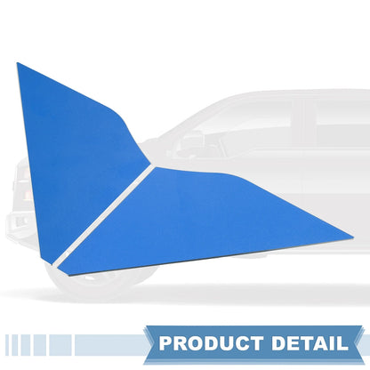 Car Rear Window Triangle Cover for Ford Bronco (2021-2023) - 1 Pair Blue