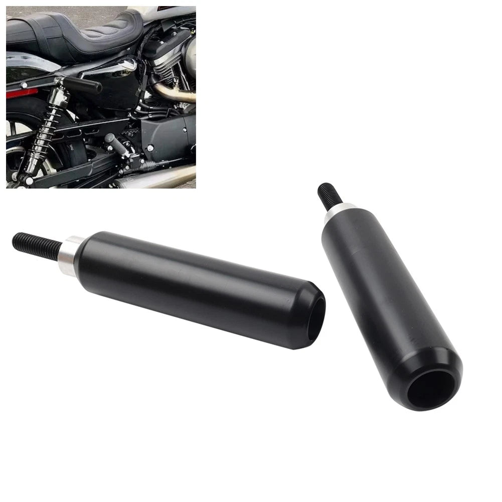6" Crash Bar Upper Shock Mount Frame Sliders for Harley Sportster 883 1200 (2004-2023)