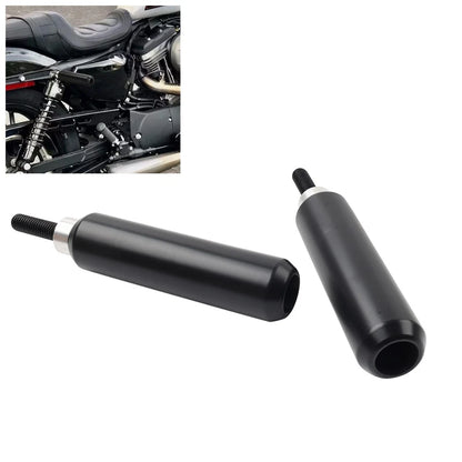 6" Crash Bar Upper Shock Mount Frame Sliders for Harley Sportster 883 1200 (2004-2023)