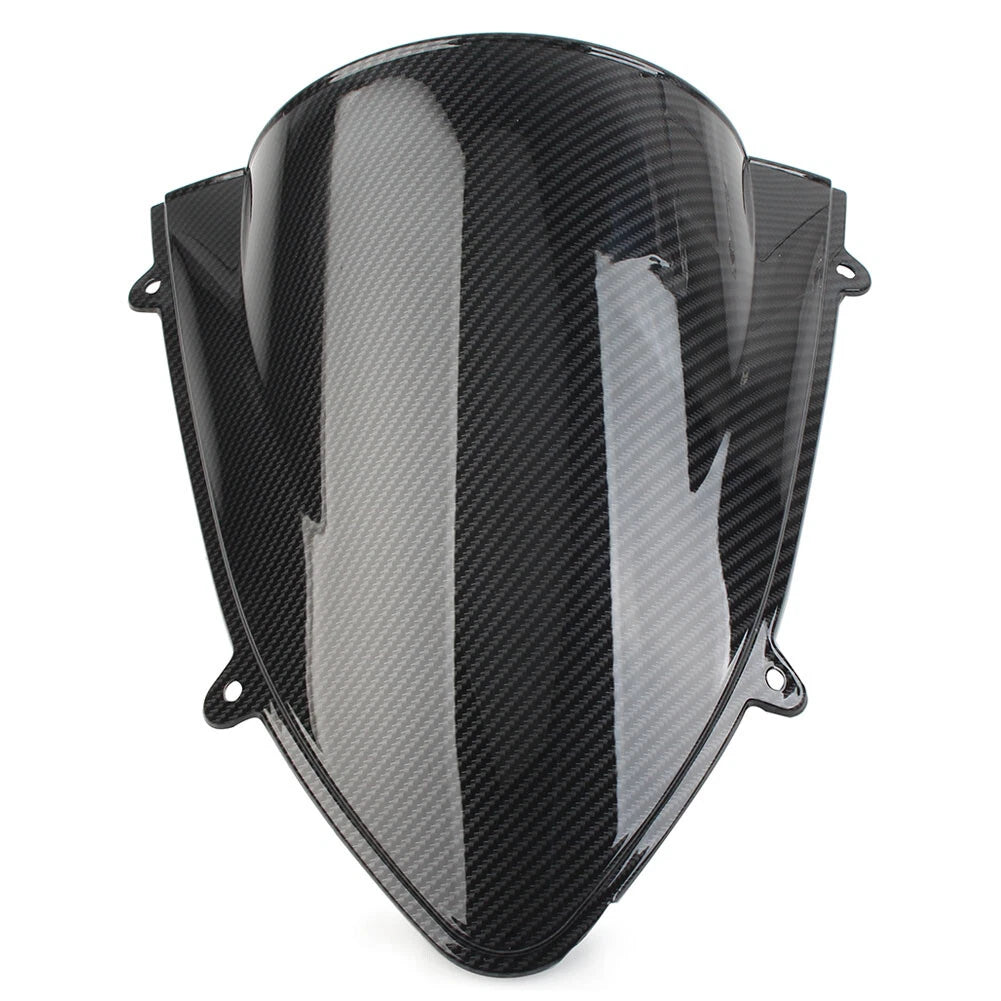 Windshield Screen for Kawasaki Ninja 250 250R EX250 (2008-2012) Carbon Fiber Black