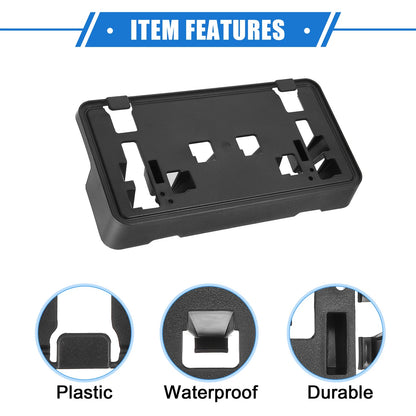 Front License Plate Bracket Holder for Ford F-150 (2021-2023) Black