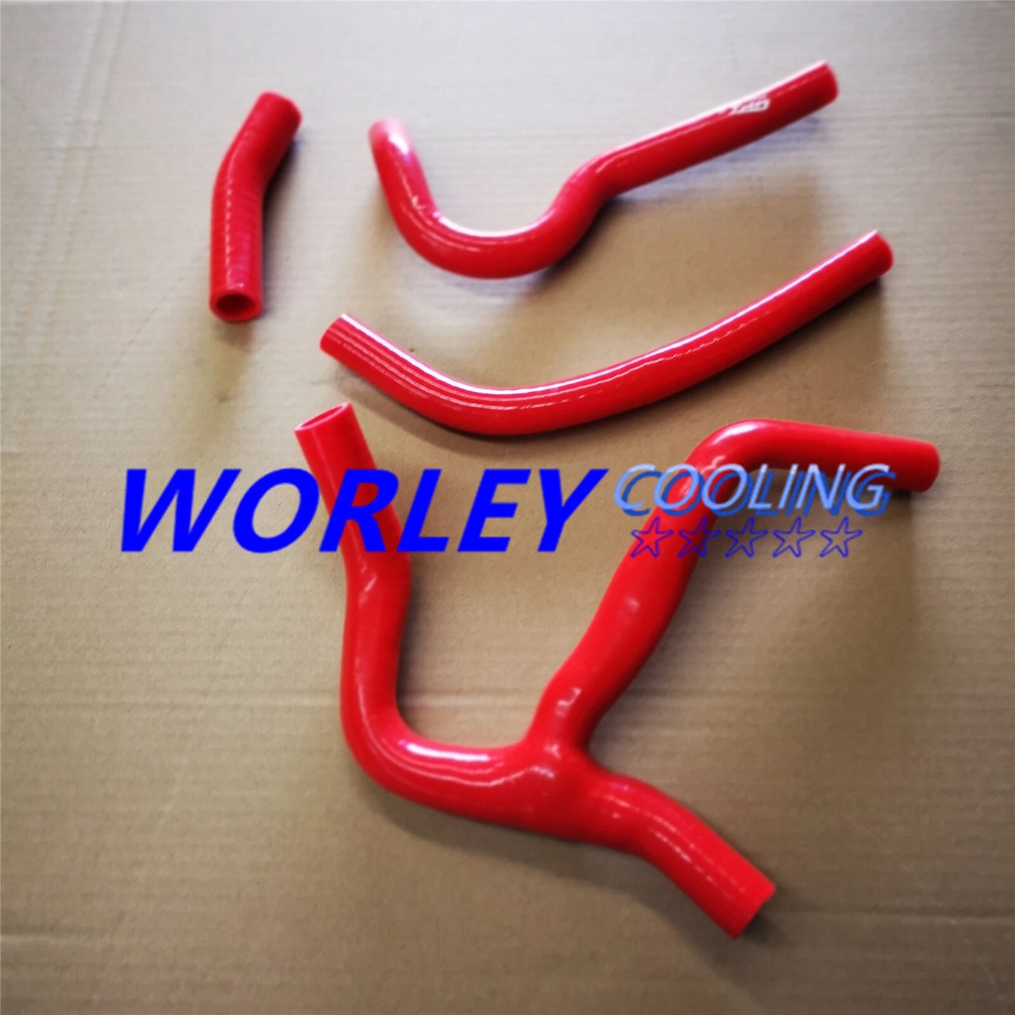 Aluminum Radiator for Honda CRF450R CRF450 (2015-2016) with Red Hose