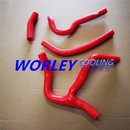 Aluminum Radiator for Honda CRF450R CRF450 (2015-2016) with Red Hose