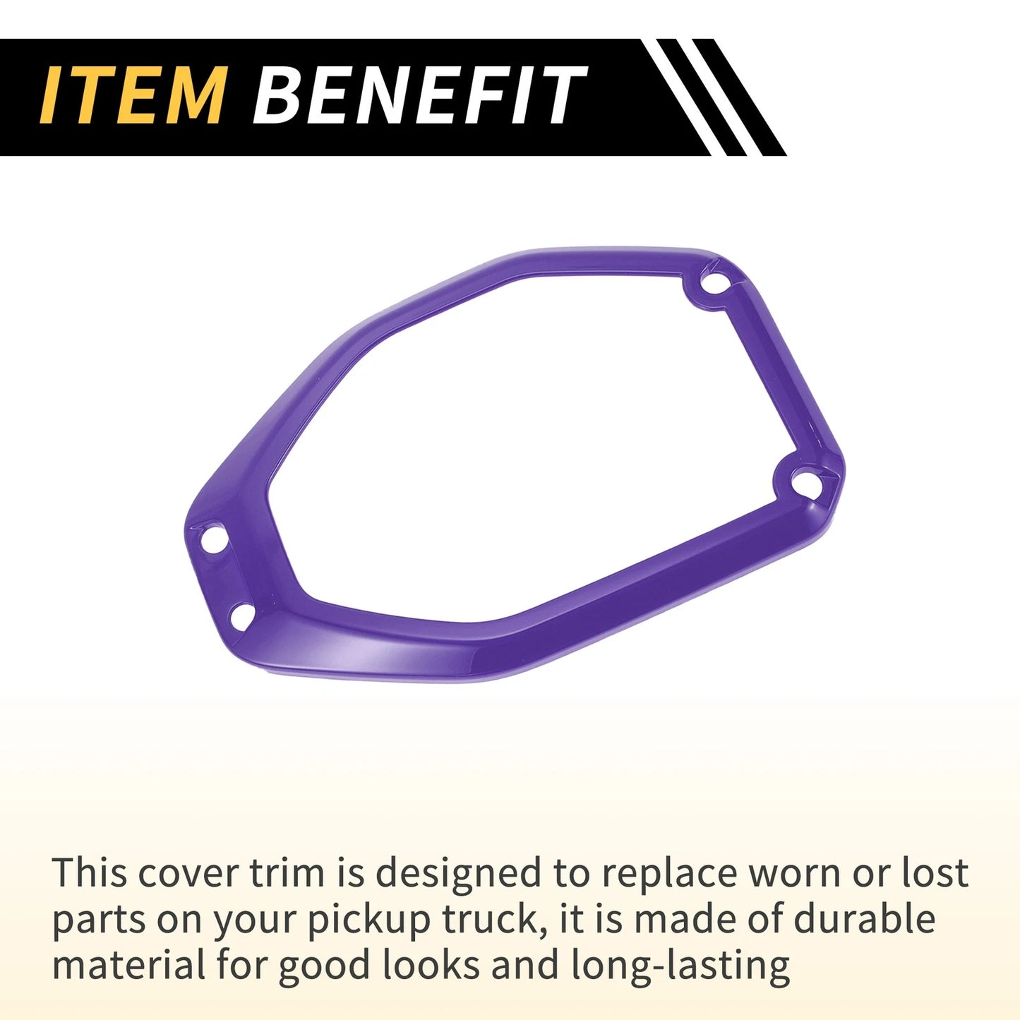 Roof Speaker Audio Frame Cover Trim for Jeep Gladiator JT (2020-2024) - Purple