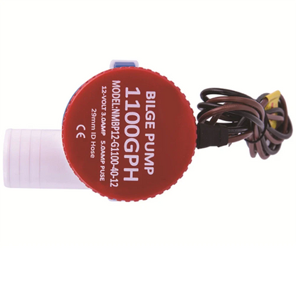 Bilge Pumps for Boats Submersible Rust Protection Stainless Steel Shaft
