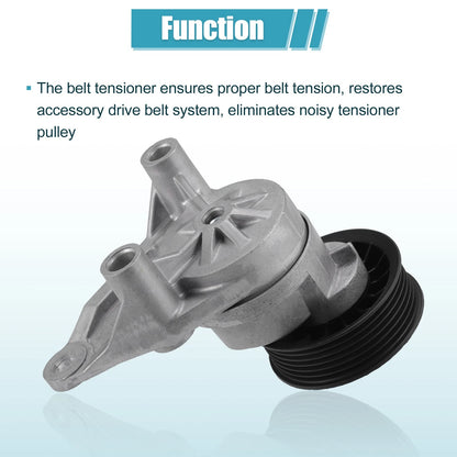 Drive Belt Tensioner Pulley Assembly Replacement for Chevrolet Express