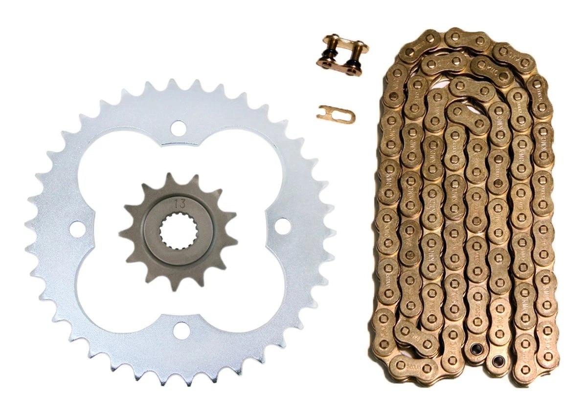 Gold 520x94 Chain & 14/38 Sprockets for Honda TRX450R Sportrax (2004–2005)
