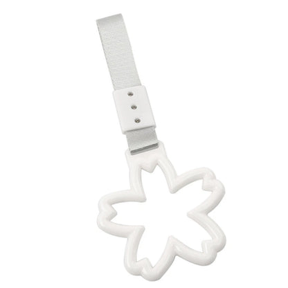 Cherry Blossom Ring Handle Strap for Car Train Bus Drift Charm Tools