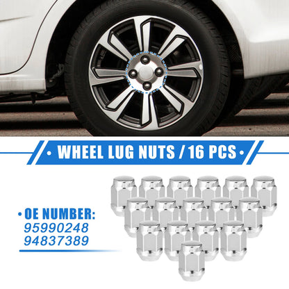 16 Pcs M1 1.5 Wheel Lug Nuts for Suzuki Forenza (2004-2008)