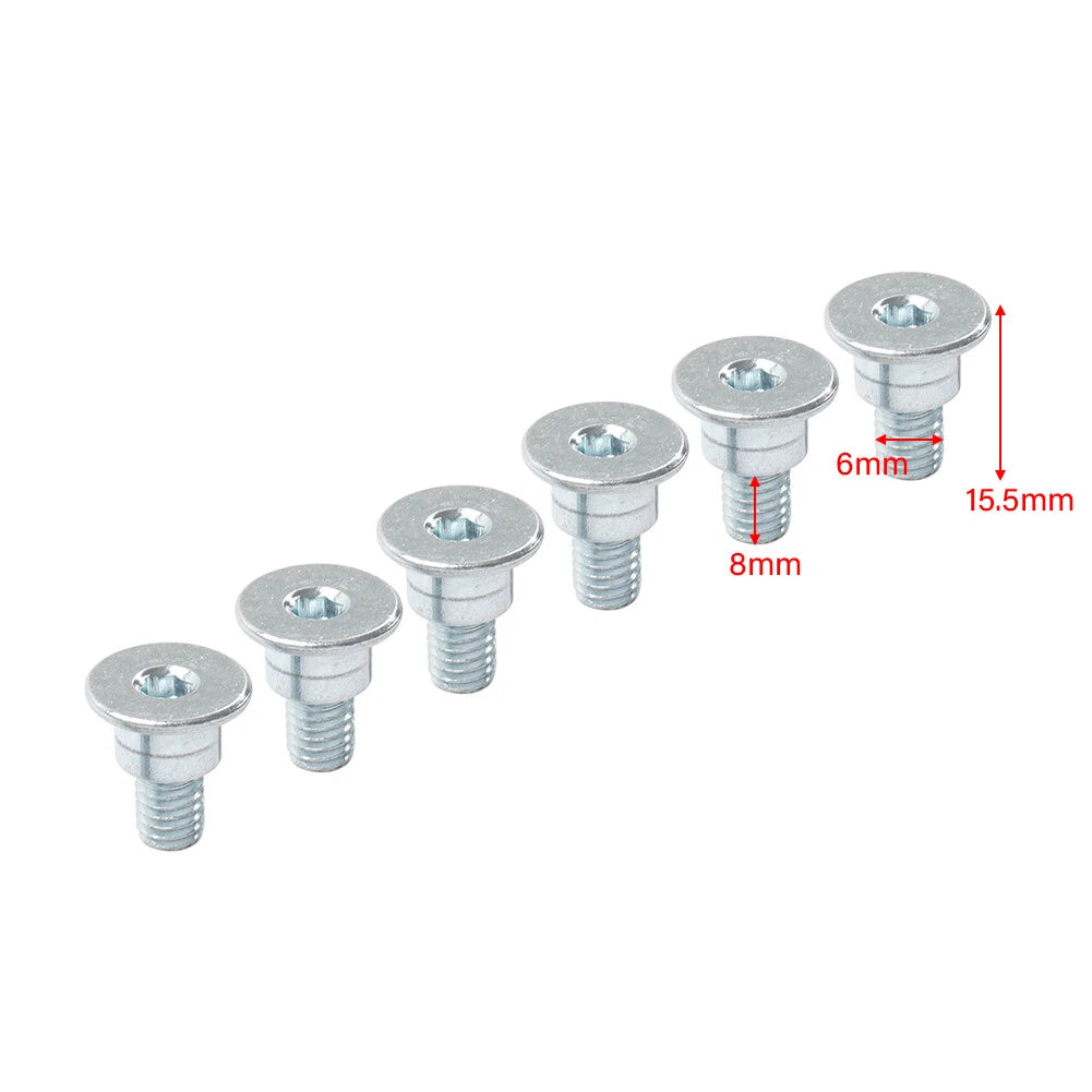 6 x M6 Fork Guard Bolts for Yamaha YZ125 YZ250 YZ250F YZ450F (2008-2018)