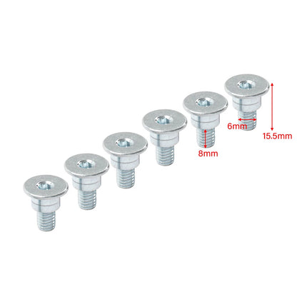 6 x M6 Fork Guard Bolts for Yamaha YZ125 YZ250 YZ250F YZ450F (2008-2018)