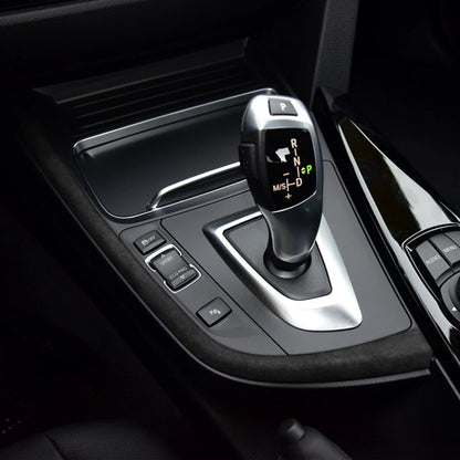 Gear Shift Panel Trim for BMW 3/4 Series (2013-2019) Black Leather