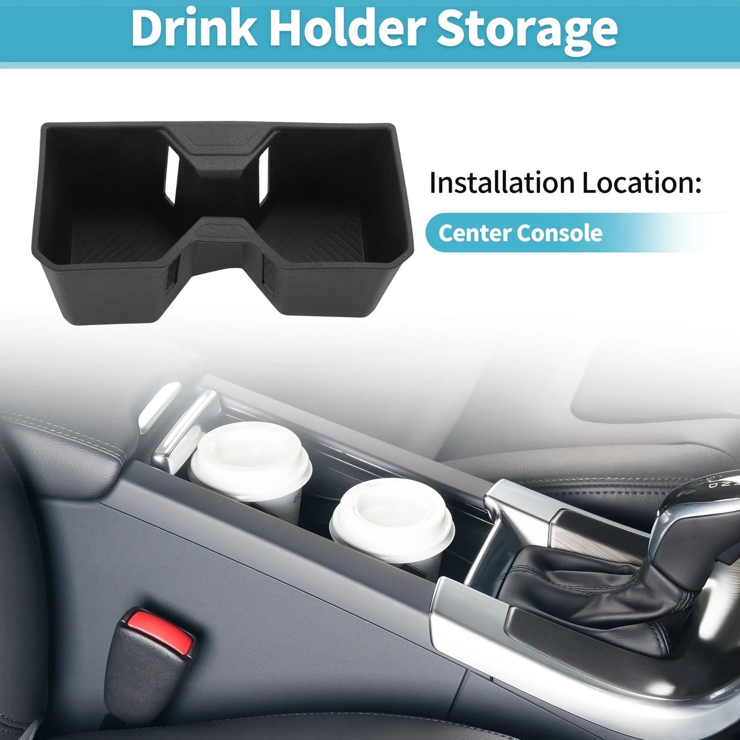 Center Console Cup Holder Organizer for Toyota 4Runner (2025–2026)