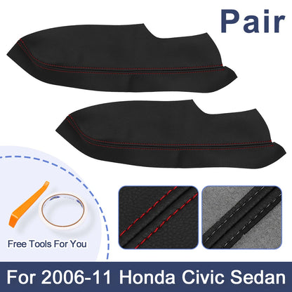 Front Door Panels Armrest Covers for Honda Civic Sedan (2006-201) - 1 Pair