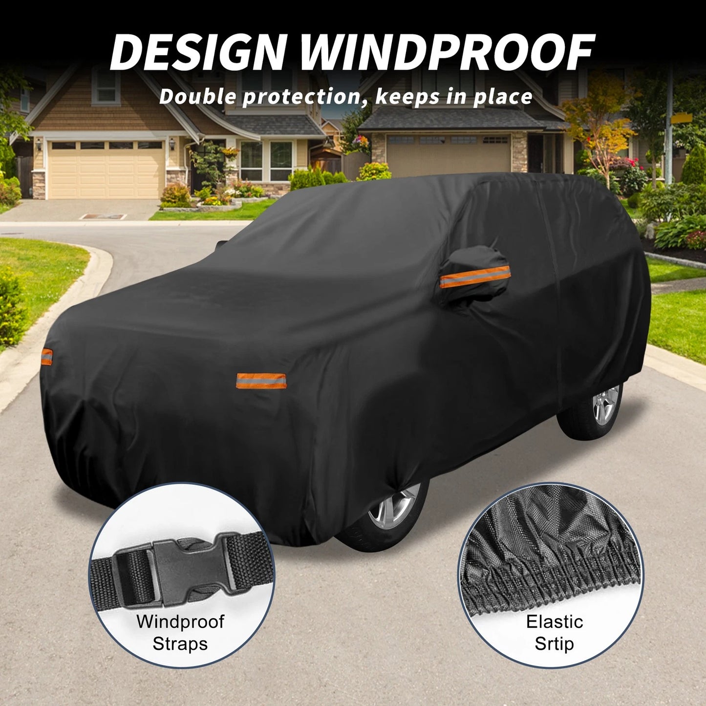 Waterproof Aluminum Film Car Cover for Ford Expedition (2018-2023)
