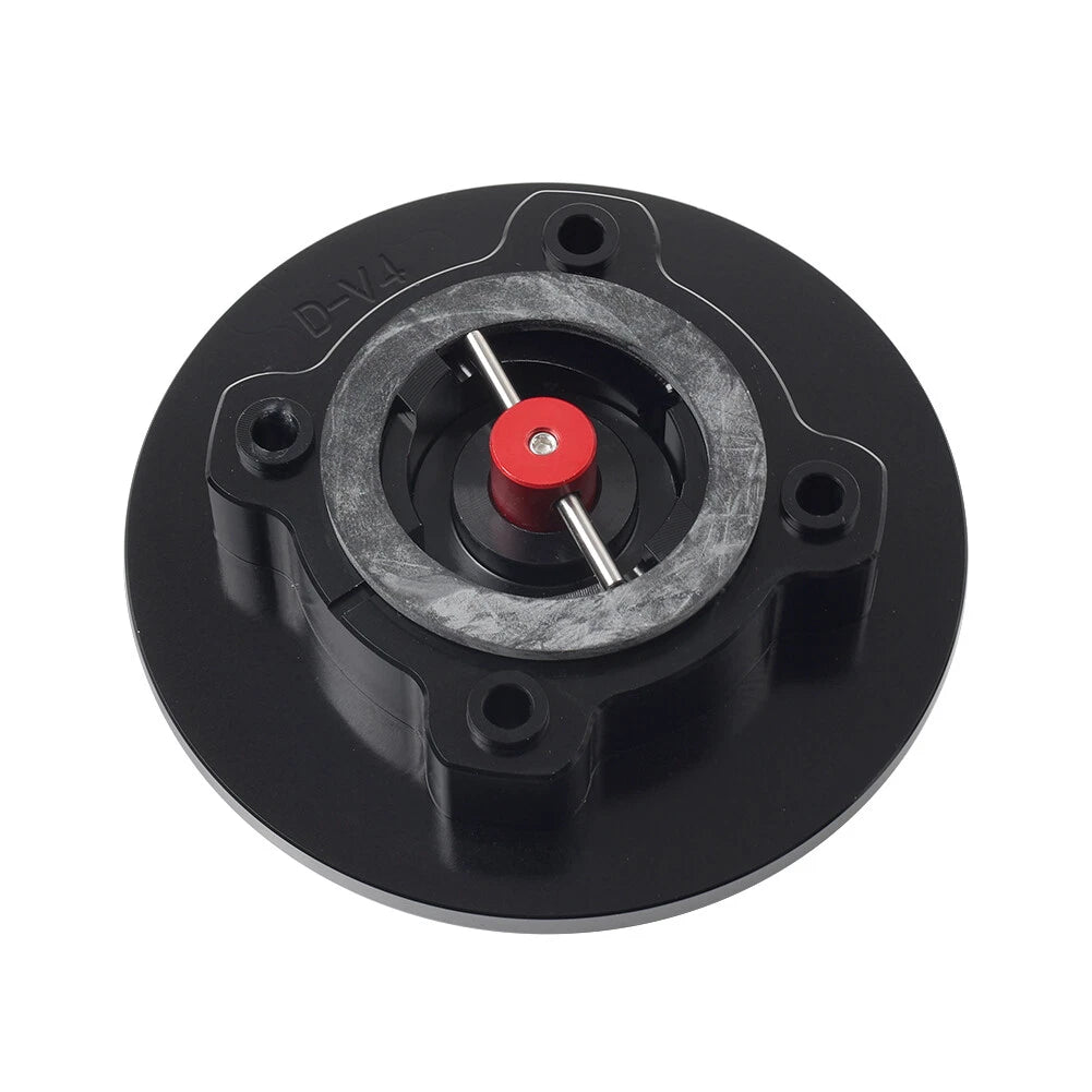 CNC Red 4-Hole Gas Fuel Tank Cap Cover for DUCATI Panigale V4/S/R (2018-2021)