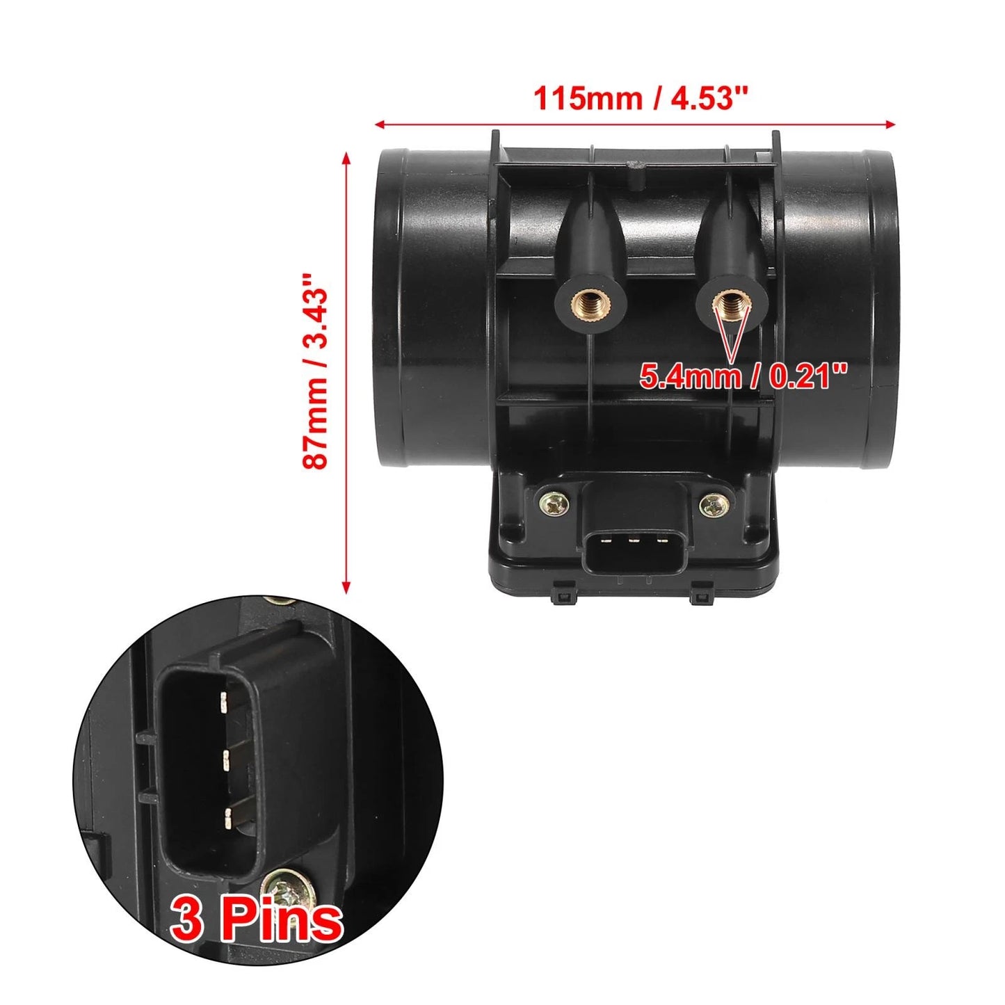 MAF Mass Air Flow Meter Sensor for Mazda Miata (1999-2000)