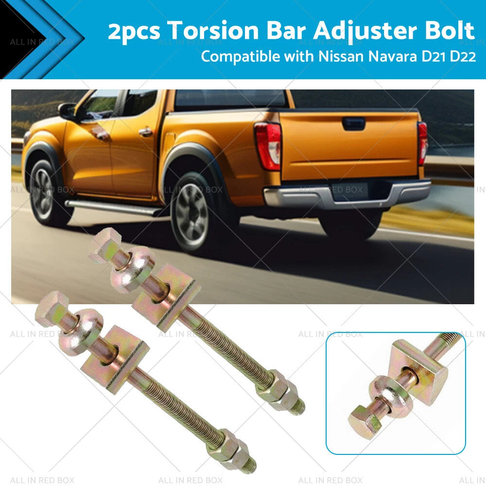 Torsion Bar Adjuster Bolts for Nissan Navara D21 D22 4WD RWD (1997-2015)