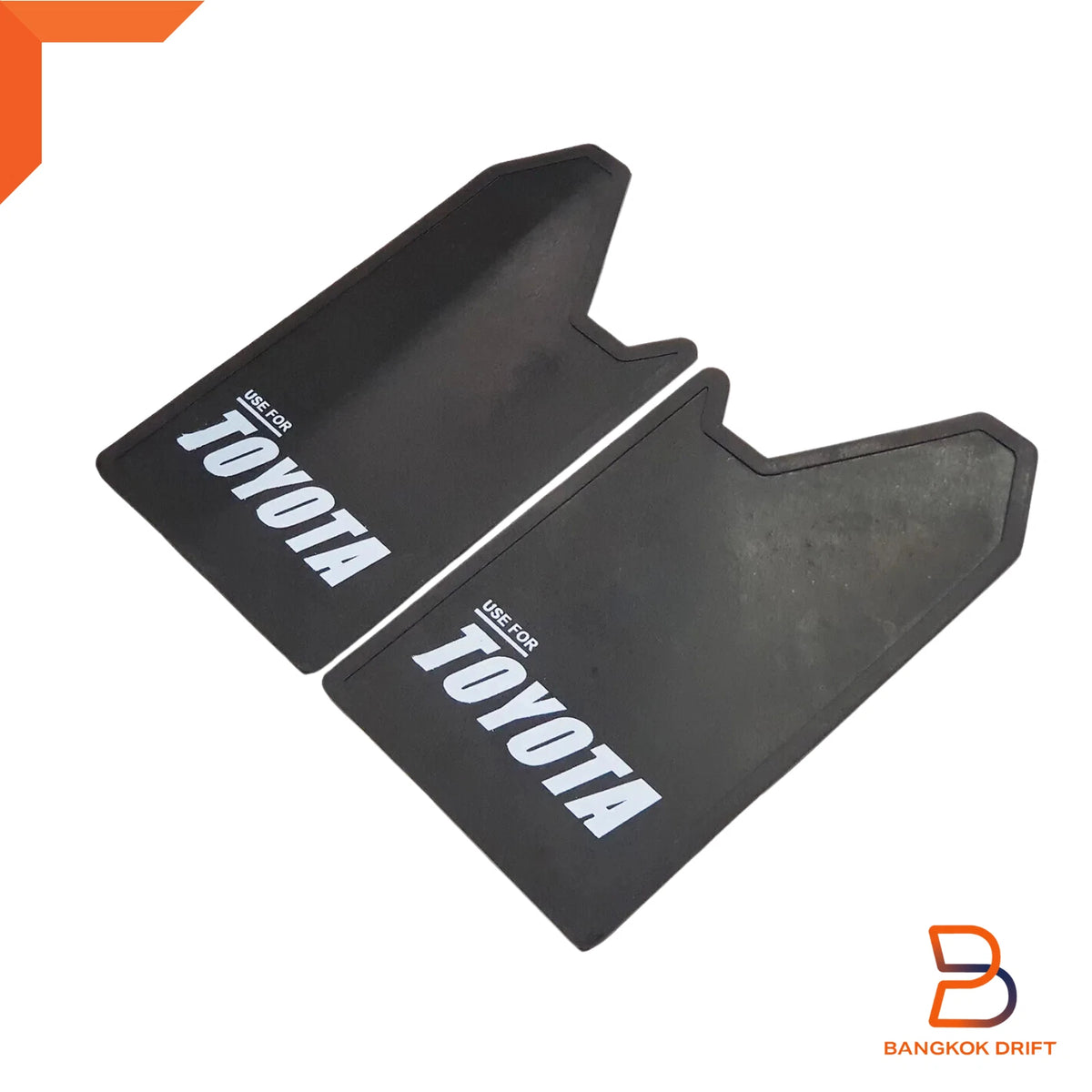 Mud Flaps for Toyota 4x4 4WD Off-Road Truck - Black Rubber
