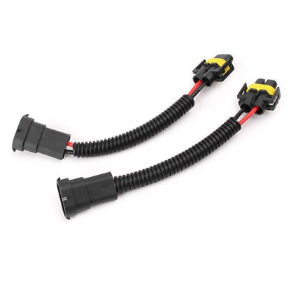 H11 H8 2 x Headlight Fog Light Extension Wiring Harness Socket for Make & Model