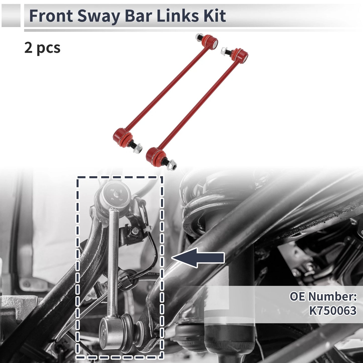 Front Stabilizer Bar Links  for Land Rover Range Rover (2003-2012)