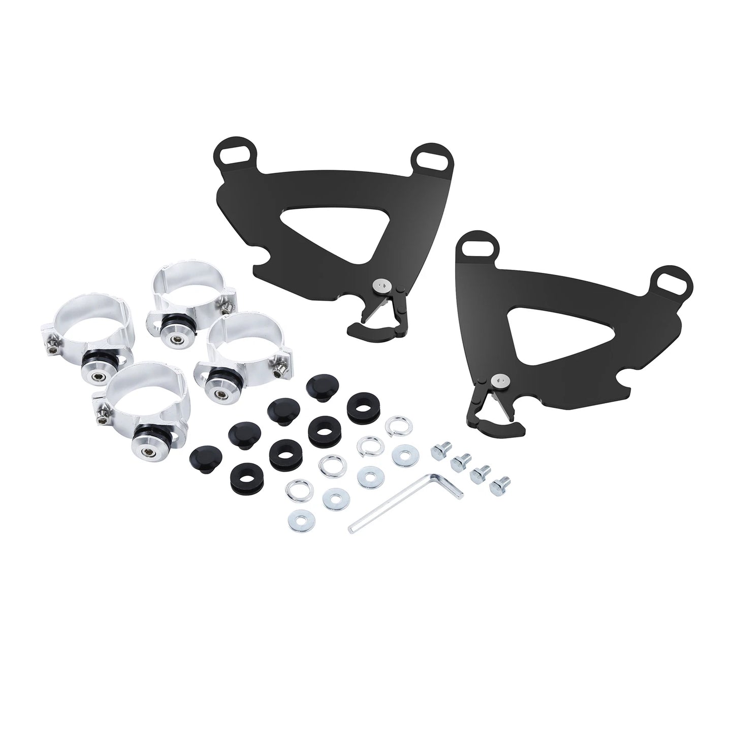 49mm Gauntlet Fairing Trigger Lock Mount for Harley Dyna Super Glide (2007-2014)