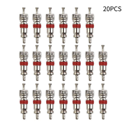 20x Tyre Valve Core Insert W/ Remover Tool for Car Bike Motorcycle Wheel