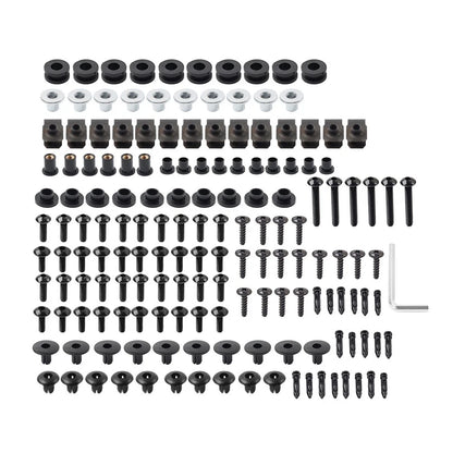 Screws Fairing Bolts for Yamaha YZF R6 (2008-2016) - Metal & Plastic Black