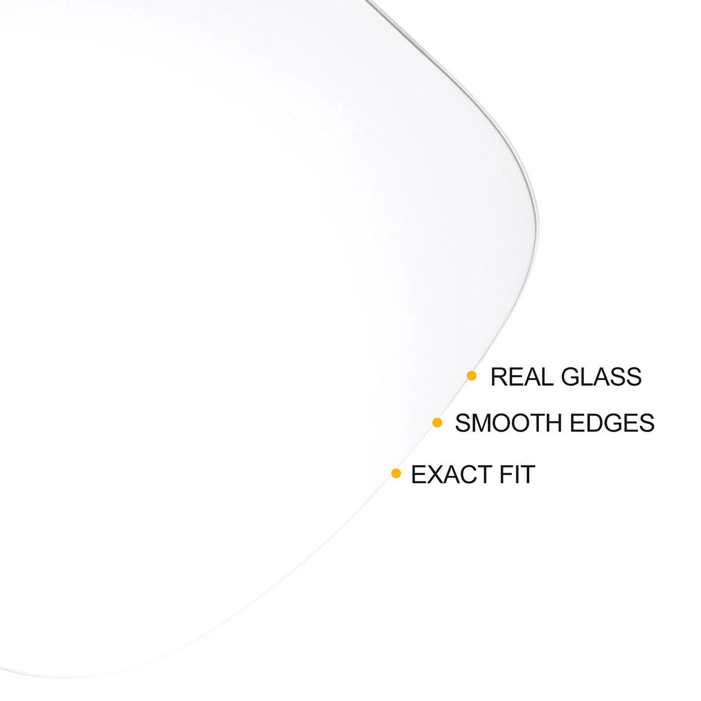 Left Side Heated White Mirror Glass for MAZDA CX-3 (2015-2020)