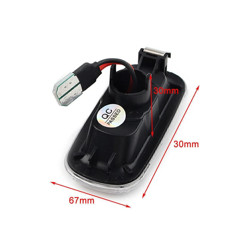 Dynamic LED Side Marker Turn Signal Lights for Audi A3 A4 B7 A6 C5 C7