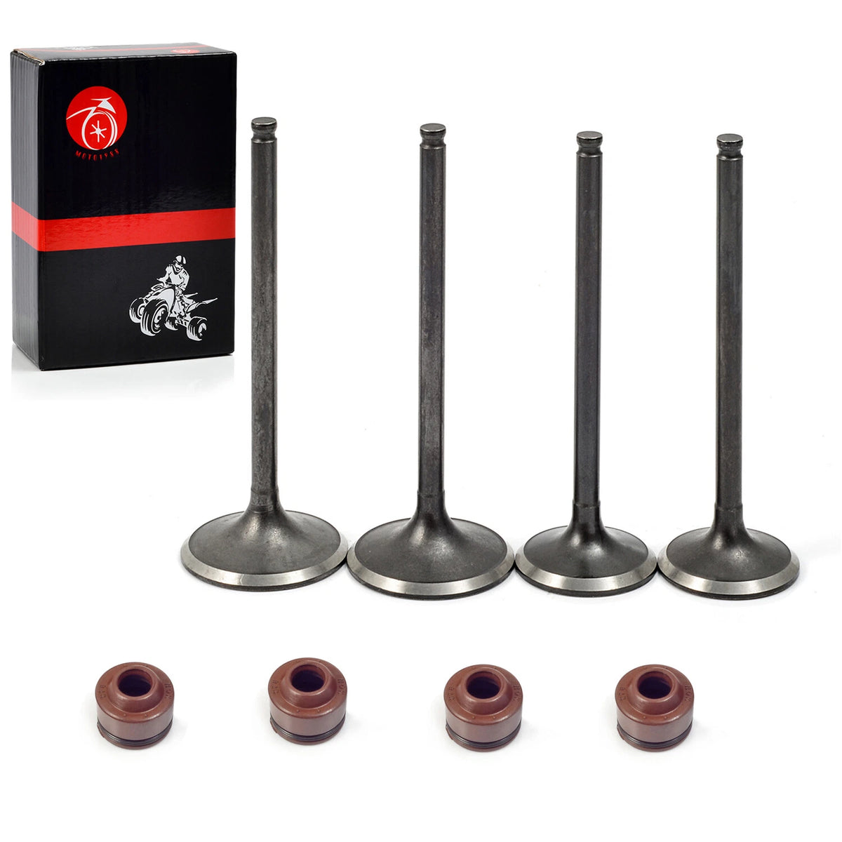Intake & Exhaust Valve Set With Seals for Honda CRF250X (2004–2017)