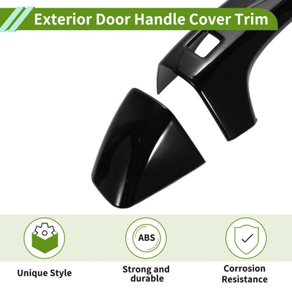 Exterior Door Handle Cover Trim for Kia K5 LX LXS (2020-2025) Gloss Black 1 Set