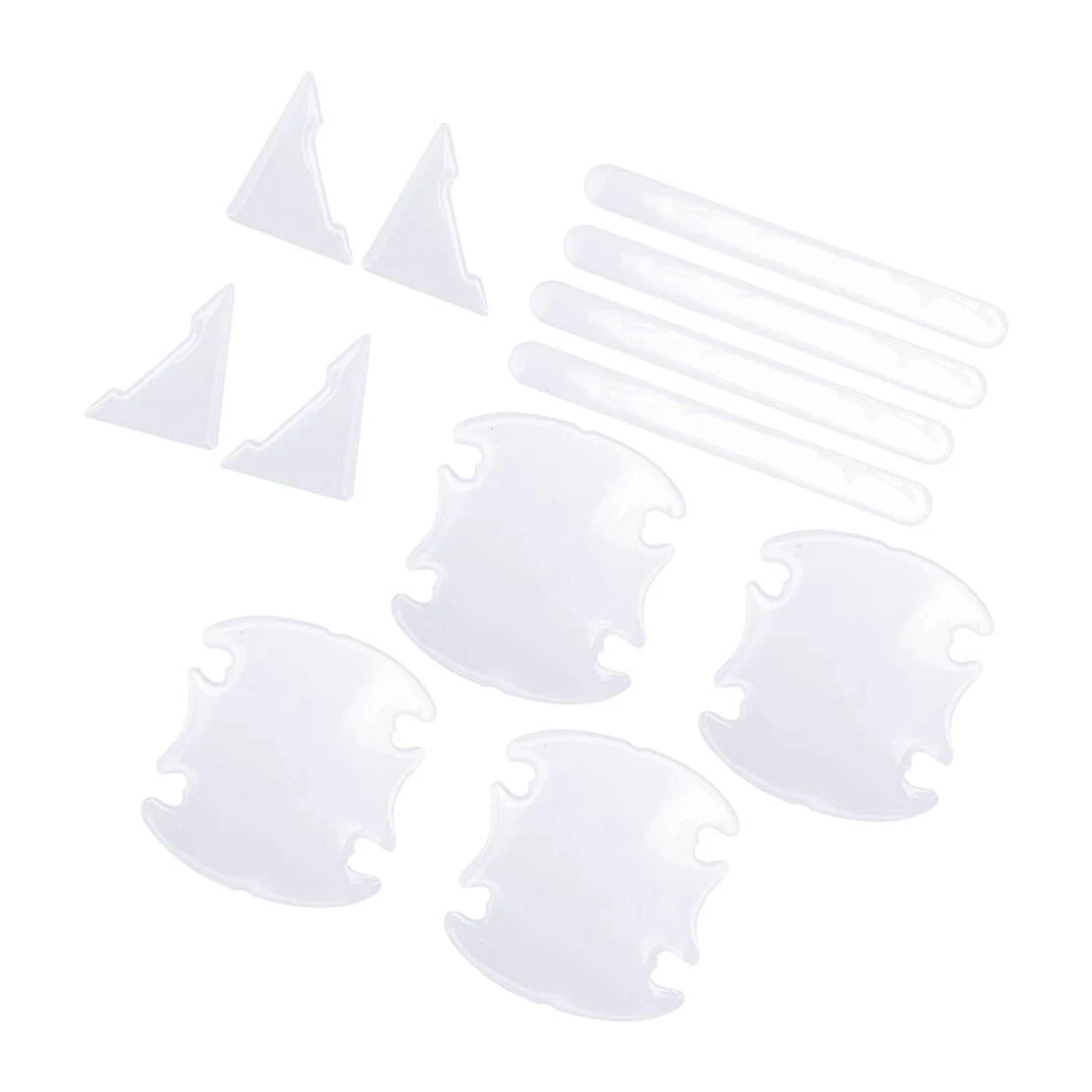 Car Exterior Door Corner Handle Bowl Protector Cover Trim Set