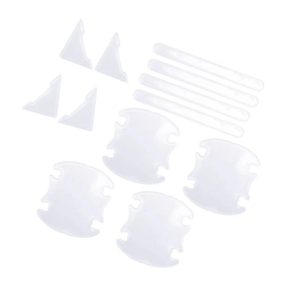 Car Exterior Door Corner Handle Bowl Protector Cover Trim Set