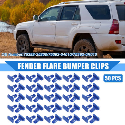 50 Pcs Fender Flare Bumper Clip for Toyota Avalon (2013–2021)