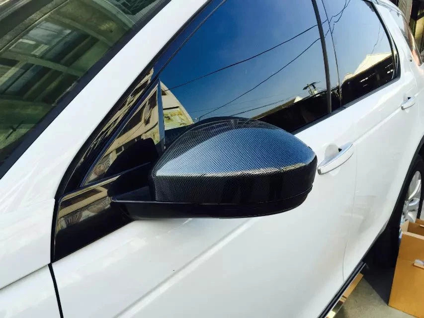 Rearview Mirror Cover Trim for Land Rover Discovery Sport 2015-2019 Carbon Fiber