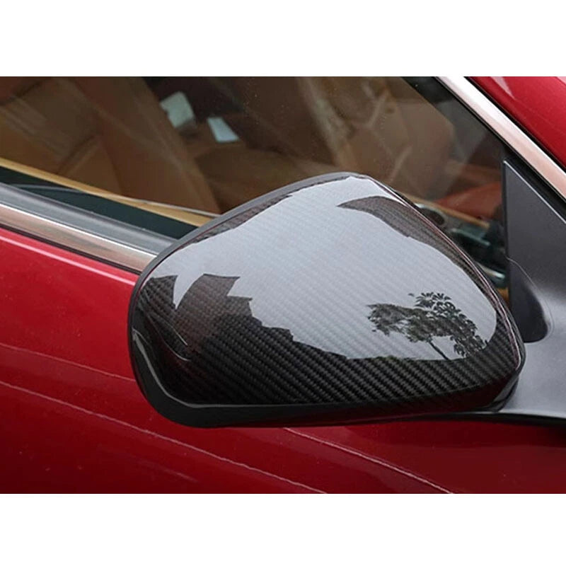 Real Carbon Fiber Side Mirror Cover Shell Housing Kits Fit For GranTurismo GT